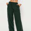 Pants * | Solado Low Waist Colorblock Trim Dual Pocket Wide Leg Pants