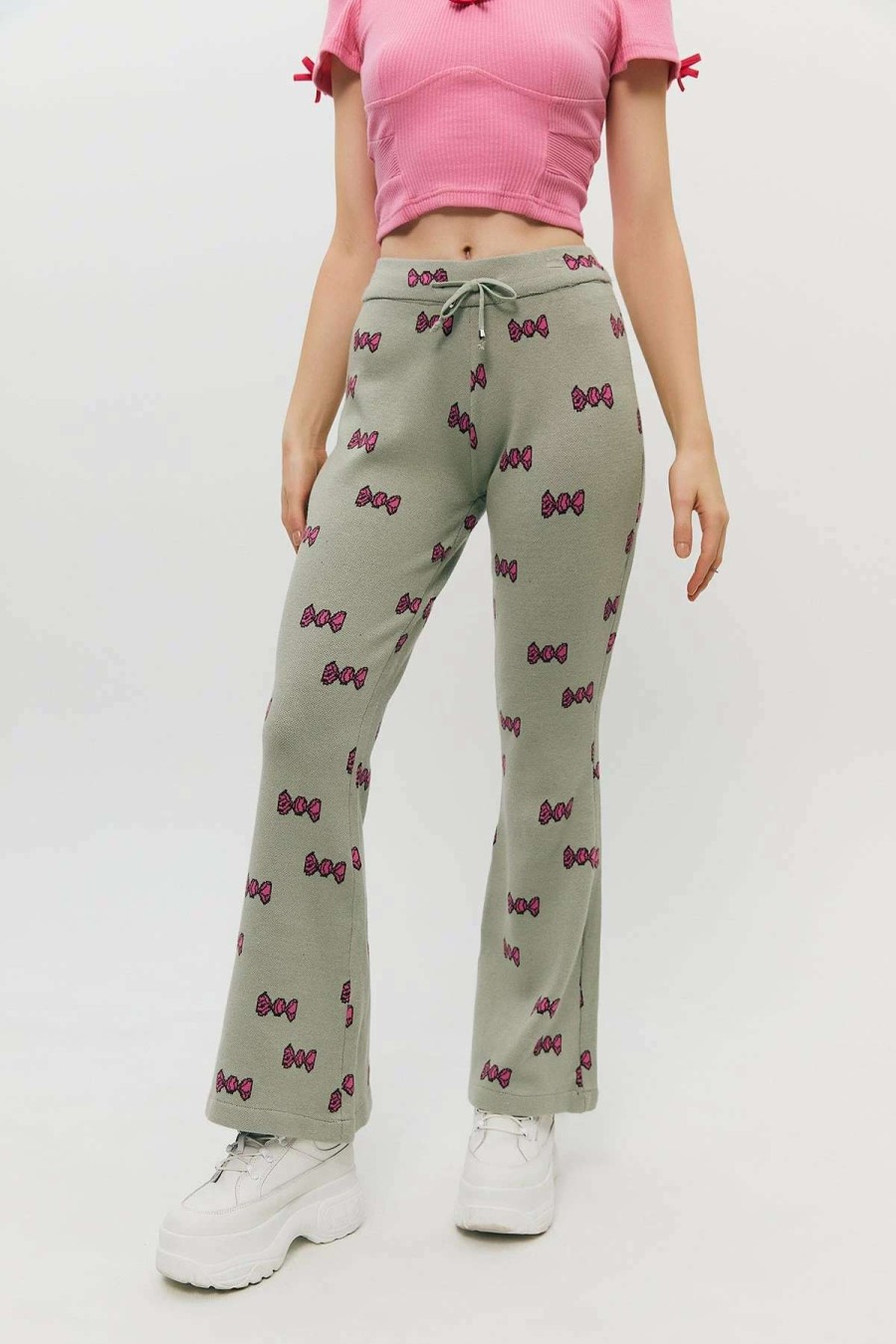 Pants * | Solado Candy Print Drawstring Joggers Multicolor