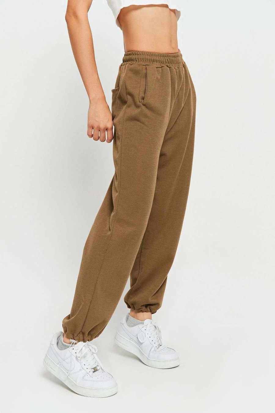 Pants * | Solado Low Waist Dual Pocket Ribbed Knit Joggers Peru